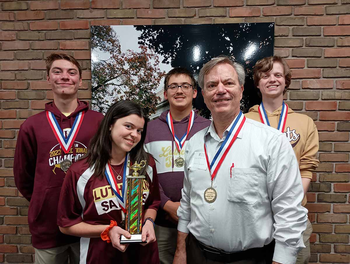 Lutheran HS of Indianapolis won first place in 2023.